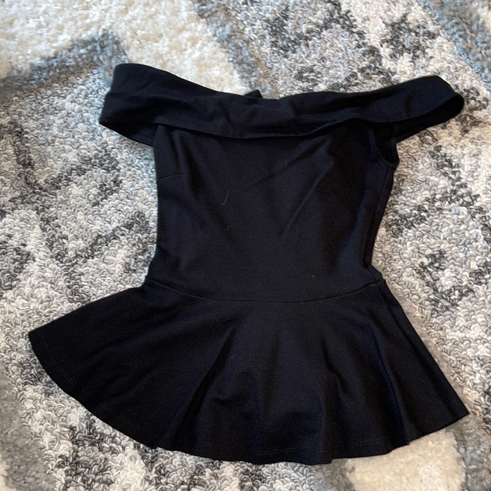 EUC black off shoulder top small S